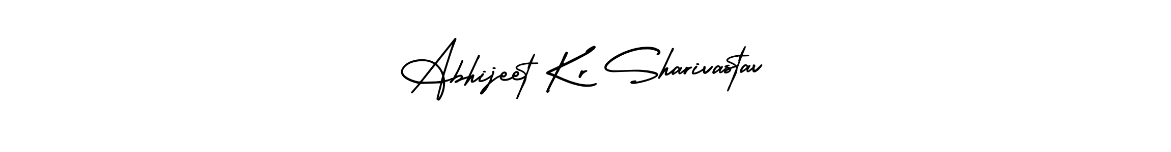 if you are searching for the best signature style for your name Abhijeet Kr Sharivastav. so please give up your signature search. here we have designed multiple signature styles  using AmerikaSignatureDemo-Regular. Abhijeet Kr Sharivastav signature style 3 images and pictures png