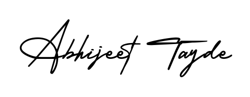 Make a beautiful signature design for name Abhijeet Tayde. Use this online signature maker to create a handwritten signature for free. Abhijeet Tayde signature style 3 images and pictures png