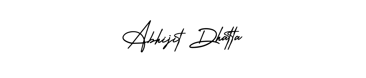 Use a signature maker to create a handwritten signature online. With this signature software, you can design (AmerikaSignatureDemo-Regular) your own signature for name Abhijit Dhatta. Abhijit Dhatta signature style 3 images and pictures png