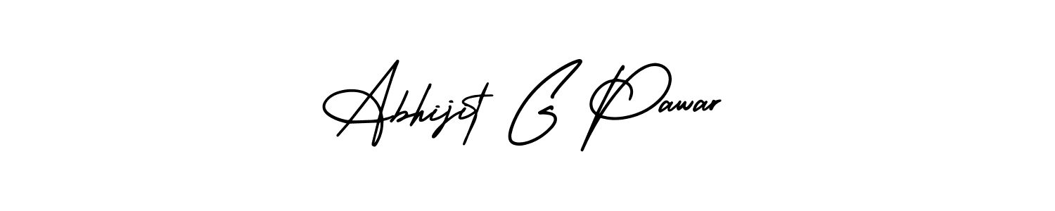 Create a beautiful signature design for name Abhijit G Pawar. With this signature (AmerikaSignatureDemo-Regular) fonts, you can make a handwritten signature for free. Abhijit G Pawar signature style 3 images and pictures png