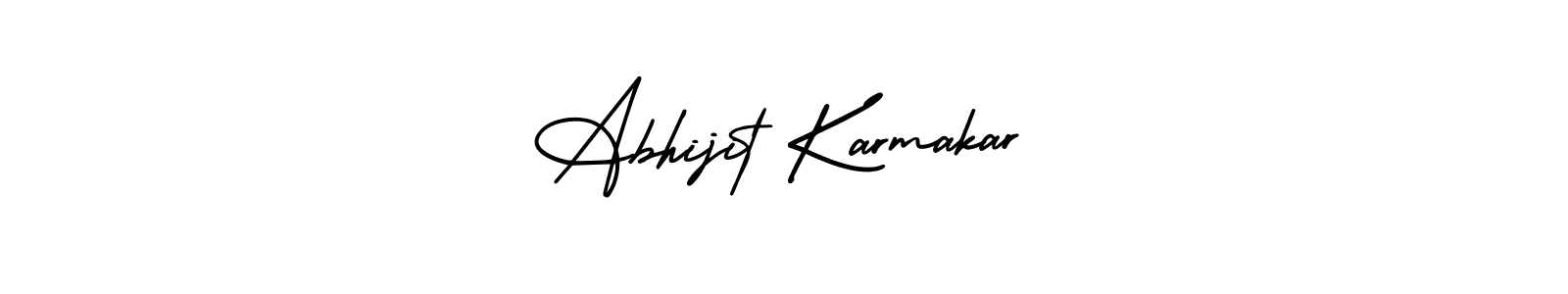 Make a beautiful signature design for name Abhijit Karmakar. With this signature (AmerikaSignatureDemo-Regular) style, you can create a handwritten signature for free. Abhijit Karmakar signature style 3 images and pictures png