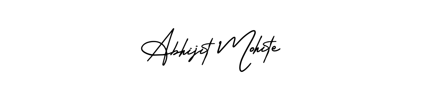 It looks lik you need a new signature style for name Abhijit Mohite. Design unique handwritten (AmerikaSignatureDemo-Regular) signature with our free signature maker in just a few clicks. Abhijit Mohite signature style 3 images and pictures png