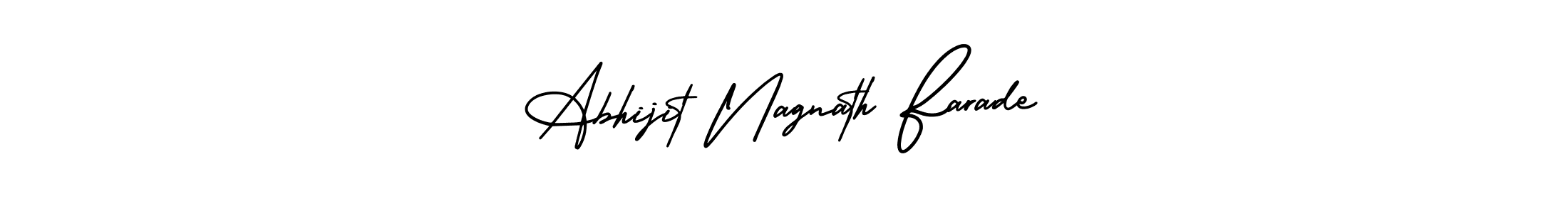How to Draw Abhijit Nagnath Farade signature style? AmerikaSignatureDemo-Regular is a latest design signature styles for name Abhijit Nagnath Farade. Abhijit Nagnath Farade signature style 3 images and pictures png