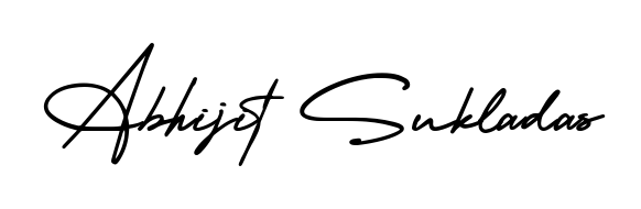 Upgrade your professional image with Abhijit Sukladas signature created with AmerikaSignatureDemo-Regular font. Fast, free, and watermark-free download. Abhijit Sukladas signature style 3 images and pictures png