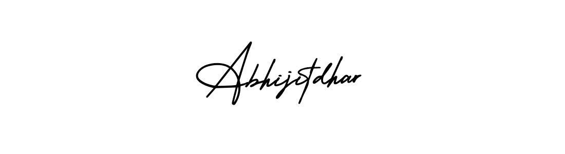It looks lik you need a new signature style for name Abhijitdhar. Design unique handwritten (AmerikaSignatureDemo-Regular) signature with our free signature maker in just a few clicks. Abhijitdhar signature style 3 images and pictures png