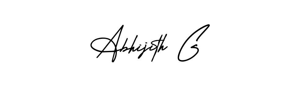 Abhijith G stylish signature style. Best Handwritten Sign (AmerikaSignatureDemo-Regular) for my name. Handwritten Signature Collection Ideas for my name Abhijith G. Abhijith G signature style 3 images and pictures png