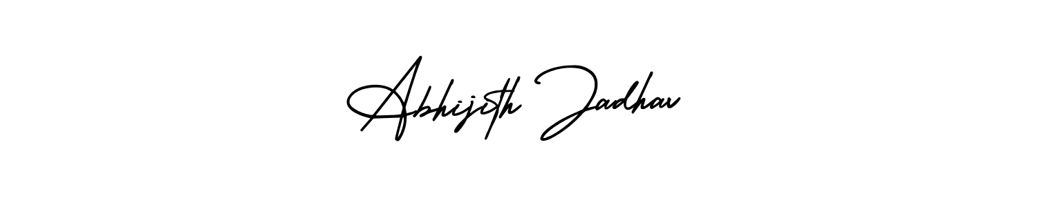 Make a short Abhijith Jadhav signature style. Manage your documents anywhere anytime using AmerikaSignatureDemo-Regular. Create and add eSignatures, submit forms, share and send files easily. Abhijith Jadhav signature style 3 images and pictures png