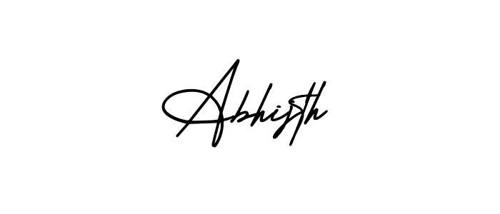 Also we have Abhijth name is the best signature style. Create professional handwritten signature collection using AmerikaSignatureDemo-Regular autograph style. Abhijth signature style 3 images and pictures png