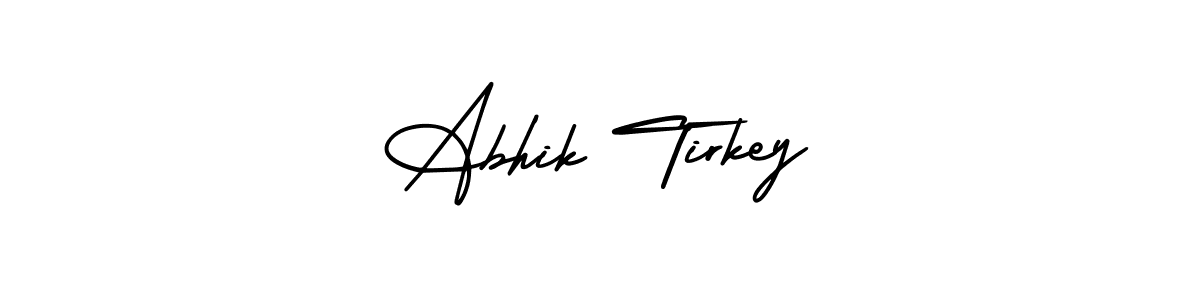 Make a beautiful signature design for name Abhik Tirkey. Use this online signature maker to create a handwritten signature for free. Abhik Tirkey signature style 3 images and pictures png