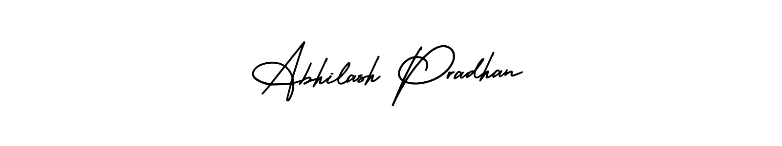 How to make Abhilash Pradhan name signature. Use AmerikaSignatureDemo-Regular style for creating short signs online. This is the latest handwritten sign. Abhilash Pradhan signature style 3 images and pictures png