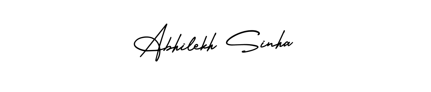 Abhilekh Sinha stylish signature style. Best Handwritten Sign (AmerikaSignatureDemo-Regular) for my name. Handwritten Signature Collection Ideas for my name Abhilekh Sinha. Abhilekh Sinha signature style 3 images and pictures png