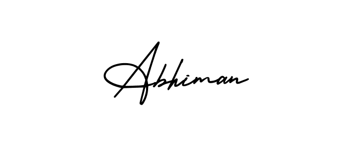 Also You can easily find your signature by using the search form. We will create Abhiman name handwritten signature images for you free of cost using AmerikaSignatureDemo-Regular sign style. Abhiman signature style 3 images and pictures png