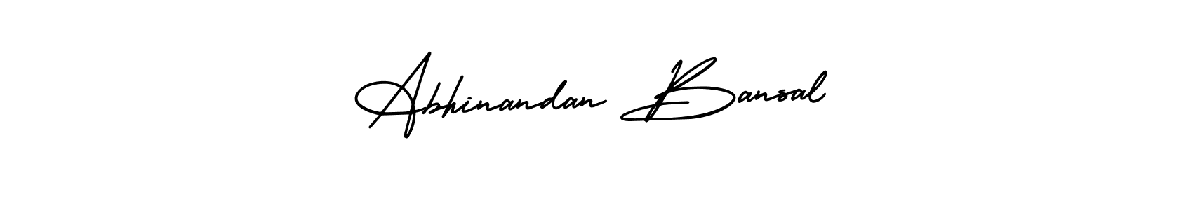 This is the best signature style for the Abhinandan Bansal name. Also you like these signature font (AmerikaSignatureDemo-Regular). Mix name signature. Abhinandan Bansal signature style 3 images and pictures png