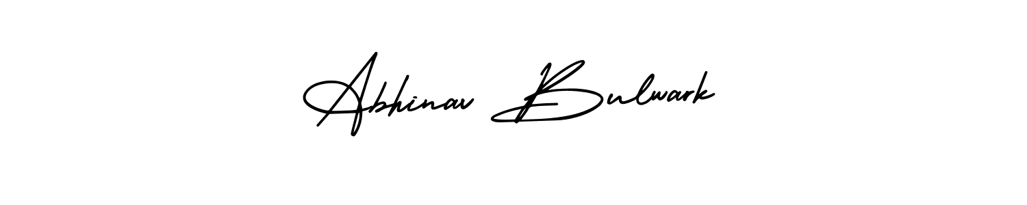 Use a signature maker to create a handwritten signature online. With this signature software, you can design (AmerikaSignatureDemo-Regular) your own signature for name Abhinav Bulwark. Abhinav Bulwark signature style 3 images and pictures png