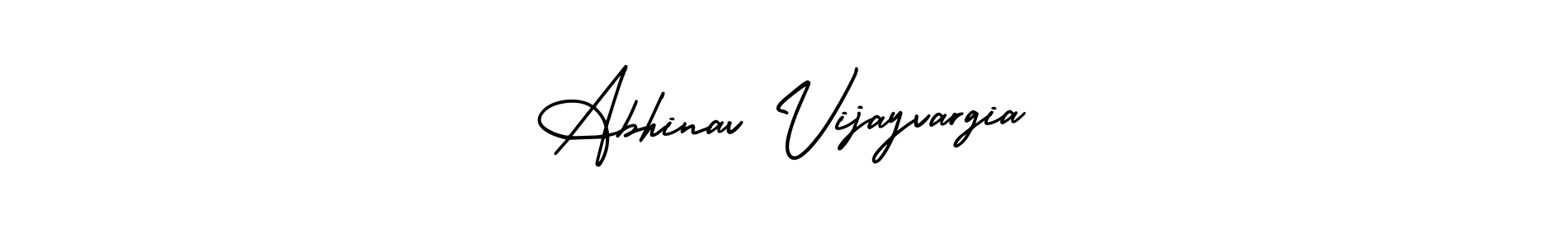 It looks lik you need a new signature style for name Abhinav Vijayvargia. Design unique handwritten (AmerikaSignatureDemo-Regular) signature with our free signature maker in just a few clicks. Abhinav Vijayvargia signature style 3 images and pictures png