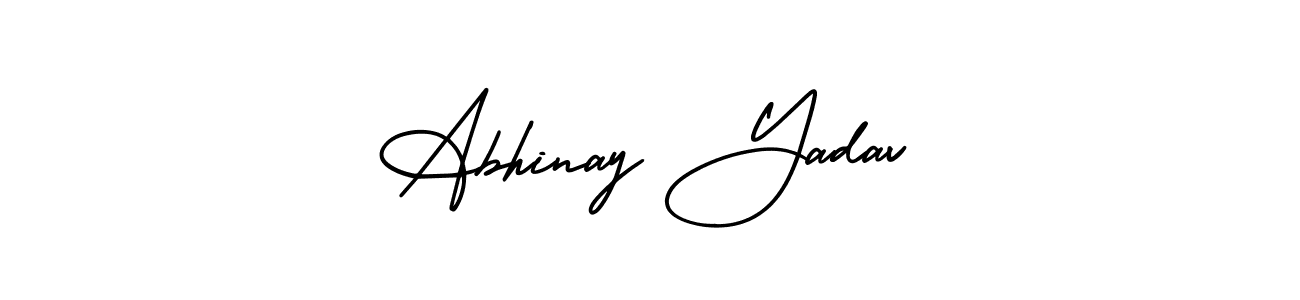 Make a beautiful signature design for name Abhinay Yadav. Use this online signature maker to create a handwritten signature for free. Abhinay Yadav signature style 3 images and pictures png