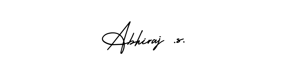 It looks lik you need a new signature style for name Abhiraj .s.. Design unique handwritten (AmerikaSignatureDemo-Regular) signature with our free signature maker in just a few clicks. Abhiraj .s. signature style 3 images and pictures png