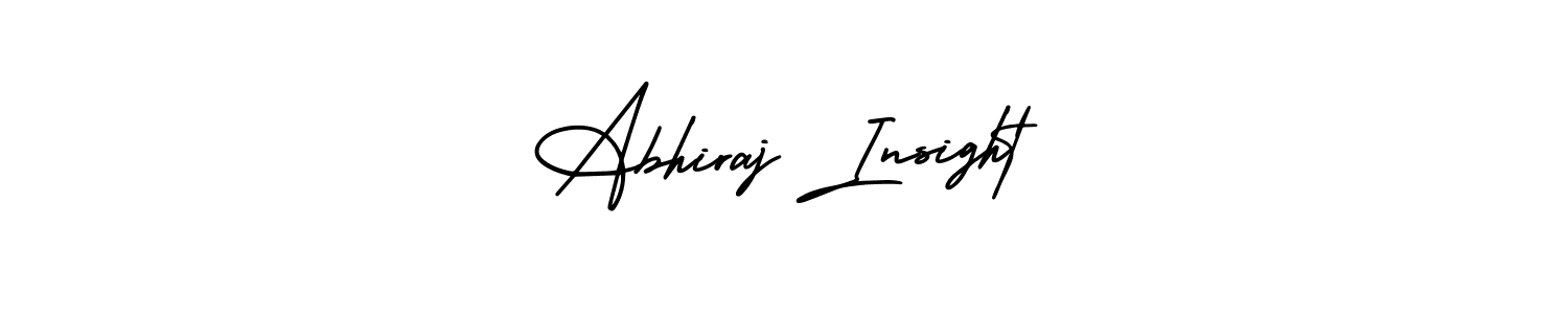 Abhiraj Insight stylish signature style. Best Handwritten Sign (AmerikaSignatureDemo-Regular) for my name. Handwritten Signature Collection Ideas for my name Abhiraj Insight. Abhiraj Insight signature style 3 images and pictures png