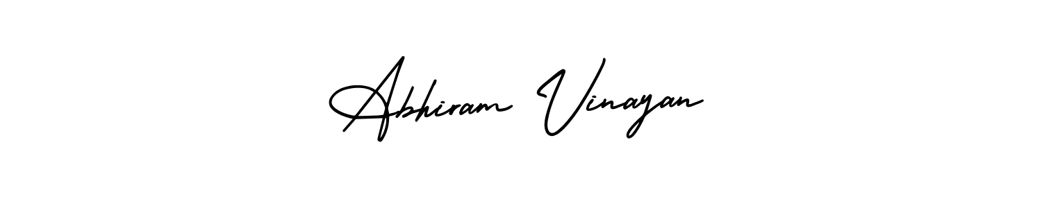 AmerikaSignatureDemo-Regular is a professional signature style that is perfect for those who want to add a touch of class to their signature. It is also a great choice for those who want to make their signature more unique. Get Abhiram Vinayan name to fancy signature for free. Abhiram Vinayan signature style 3 images and pictures png