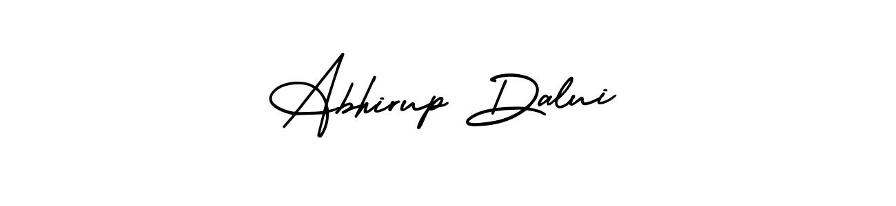It looks lik you need a new signature style for name Abhirup Dalui. Design unique handwritten (AmerikaSignatureDemo-Regular) signature with our free signature maker in just a few clicks. Abhirup Dalui signature style 3 images and pictures png