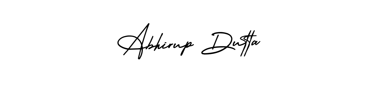 Create a beautiful signature design for name Abhirup Dutta. With this signature (AmerikaSignatureDemo-Regular) fonts, you can make a handwritten signature for free. Abhirup Dutta signature style 3 images and pictures png