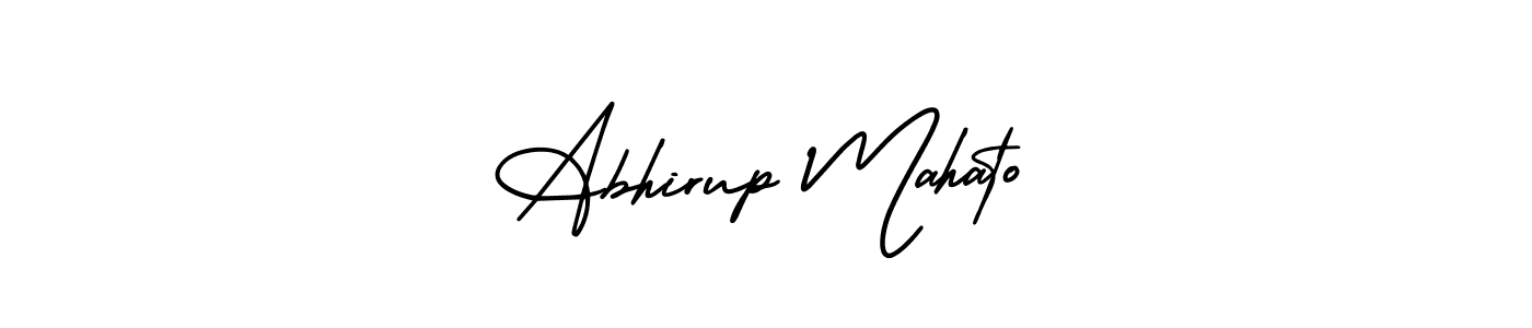 Design your own signature with our free online signature maker. With this signature software, you can create a handwritten (AmerikaSignatureDemo-Regular) signature for name Abhirup Mahato. Abhirup Mahato signature style 3 images and pictures png