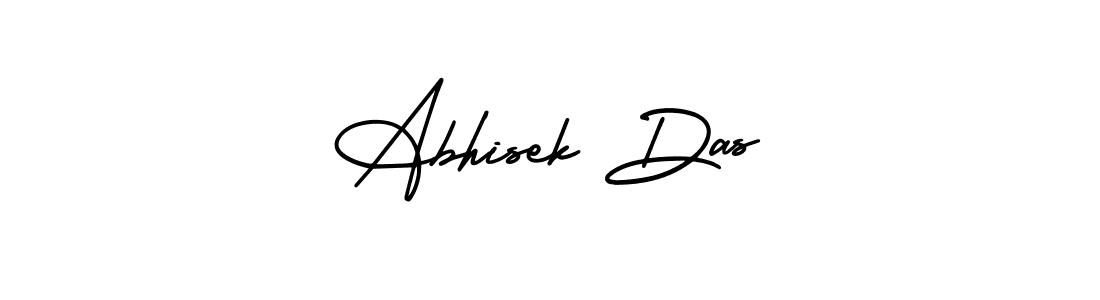 Use a signature maker to create a handwritten signature online. With this signature software, you can design (AmerikaSignatureDemo-Regular) your own signature for name Abhisek Das. Abhisek Das signature style 3 images and pictures png