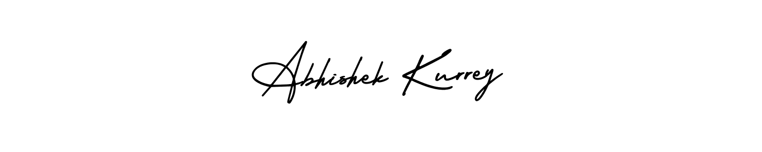 Use a signature maker to create a handwritten signature online. With this signature software, you can design (AmerikaSignatureDemo-Regular) your own signature for name Abhishek Kurrey. Abhishek Kurrey signature style 3 images and pictures png