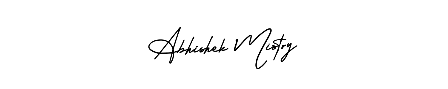 if you are searching for the best signature style for your name Abhishek Mistry. so please give up your signature search. here we have designed multiple signature styles  using AmerikaSignatureDemo-Regular. Abhishek Mistry signature style 3 images and pictures png