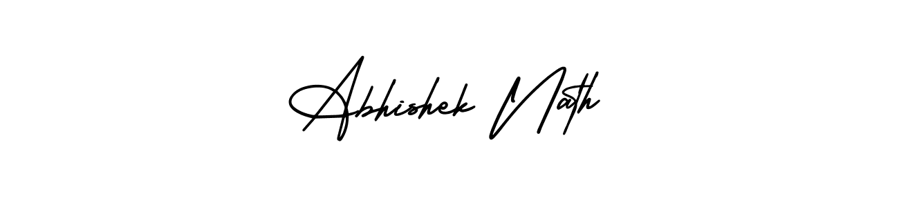 Make a short Abhishek Nath signature style. Manage your documents anywhere anytime using AmerikaSignatureDemo-Regular. Create and add eSignatures, submit forms, share and send files easily. Abhishek Nath signature style 3 images and pictures png