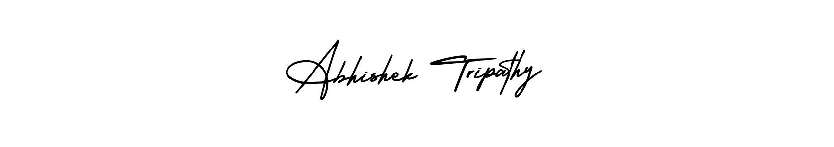 Make a beautiful signature design for name Abhishek Tripathy. With this signature (AmerikaSignatureDemo-Regular) style, you can create a handwritten signature for free. Abhishek Tripathy signature style 3 images and pictures png