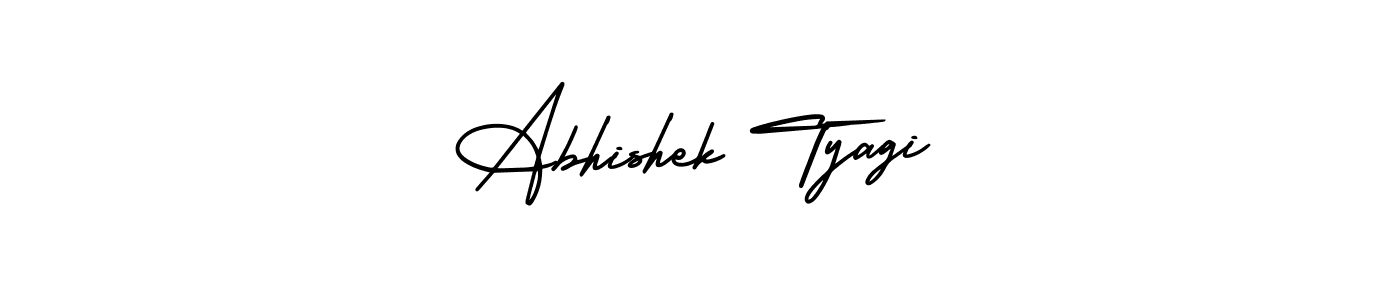 Similarly AmerikaSignatureDemo-Regular is the best handwritten signature design. Signature creator online .You can use it as an online autograph creator for name Abhishek Tyagi. Abhishek Tyagi signature style 3 images and pictures png