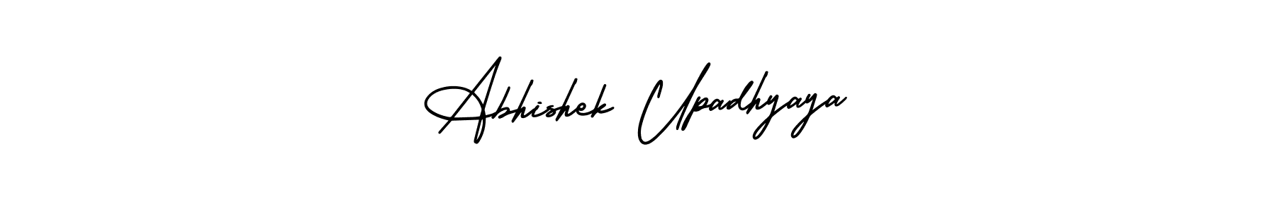 Design your own signature with our free online signature maker. With this signature software, you can create a handwritten (AmerikaSignatureDemo-Regular) signature for name Abhishek Upadhyaya. Abhishek Upadhyaya signature style 3 images and pictures png