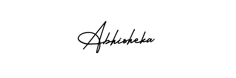 AmerikaSignatureDemo-Regular is a professional signature style that is perfect for those who want to add a touch of class to their signature. It is also a great choice for those who want to make their signature more unique. Get Abhisheka name to fancy signature for free. Abhisheka signature style 3 images and pictures png