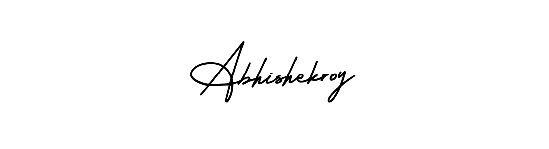 It looks lik you need a new signature style for name Abhishekroy. Design unique handwritten (AmerikaSignatureDemo-Regular) signature with our free signature maker in just a few clicks. Abhishekroy signature style 3 images and pictures png