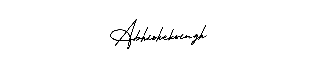 Abhisheksingh stylish signature style. Best Handwritten Sign (AmerikaSignatureDemo-Regular) for my name. Handwritten Signature Collection Ideas for my name Abhisheksingh. Abhisheksingh signature style 3 images and pictures png