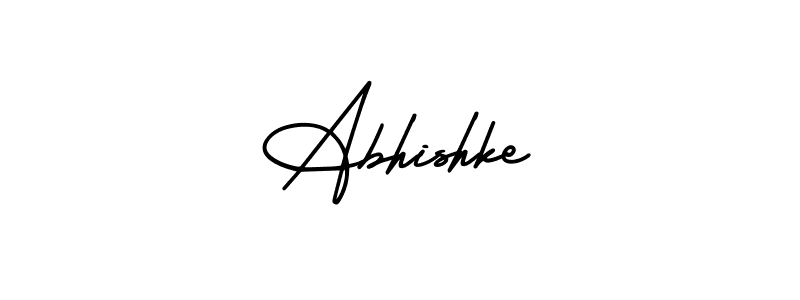 AmerikaSignatureDemo-Regular is a professional signature style that is perfect for those who want to add a touch of class to their signature. It is also a great choice for those who want to make their signature more unique. Get Abhishke name to fancy signature for free. Abhishke signature style 3 images and pictures png