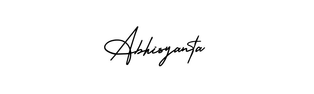 if you are searching for the best signature style for your name Abhisyanta. so please give up your signature search. here we have designed multiple signature styles  using AmerikaSignatureDemo-Regular. Abhisyanta signature style 3 images and pictures png
