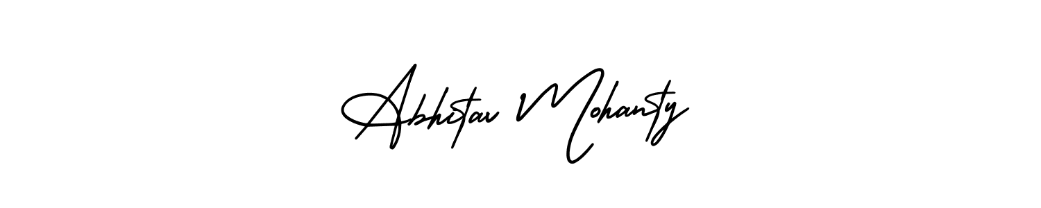 It looks lik you need a new signature style for name Abhitav Mohanty. Design unique handwritten (AmerikaSignatureDemo-Regular) signature with our free signature maker in just a few clicks. Abhitav Mohanty signature style 3 images and pictures png