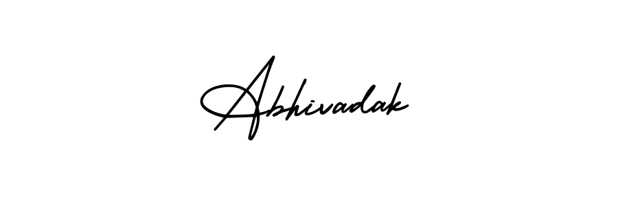 AmerikaSignatureDemo-Regular is a professional signature style that is perfect for those who want to add a touch of class to their signature. It is also a great choice for those who want to make their signature more unique. Get Abhivadak name to fancy signature for free. Abhivadak signature style 3 images and pictures png