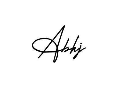 Also You can easily find your signature by using the search form. We will create Abhj name handwritten signature images for you free of cost using AmerikaSignatureDemo-Regular sign style. Abhj signature style 3 images and pictures png