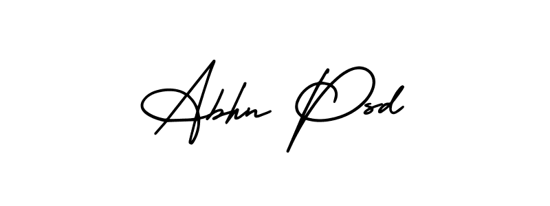 Design your own signature with our free online signature maker. With this signature software, you can create a handwritten (AmerikaSignatureDemo-Regular) signature for name Abhn Psd. Abhn Psd signature style 3 images and pictures png