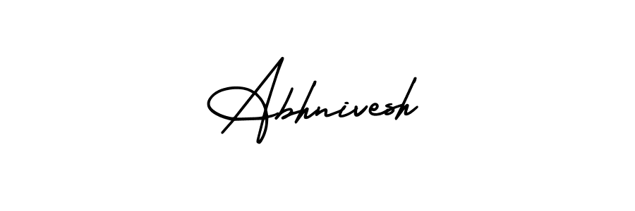 Design your own signature with our free online signature maker. With this signature software, you can create a handwritten (AmerikaSignatureDemo-Regular) signature for name Abhnivesh. Abhnivesh signature style 3 images and pictures png