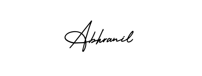 Make a beautiful signature design for name Abhranil. Use this online signature maker to create a handwritten signature for free. Abhranil signature style 3 images and pictures png