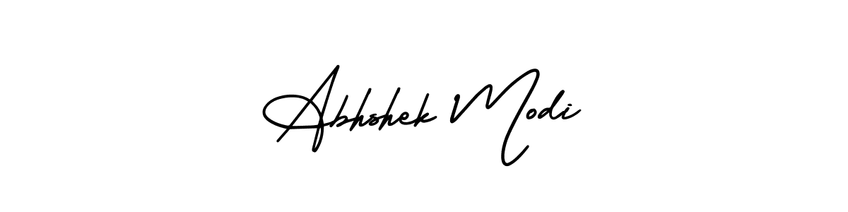 Use a signature maker to create a handwritten signature online. With this signature software, you can design (AmerikaSignatureDemo-Regular) your own signature for name Abhshek Modi. Abhshek Modi signature style 3 images and pictures png