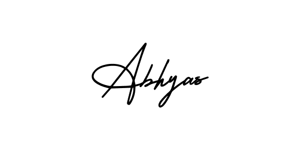 How to make Abhyas signature? AmerikaSignatureDemo-Regular is a professional autograph style. Create handwritten signature for Abhyas name. Abhyas signature style 3 images and pictures png