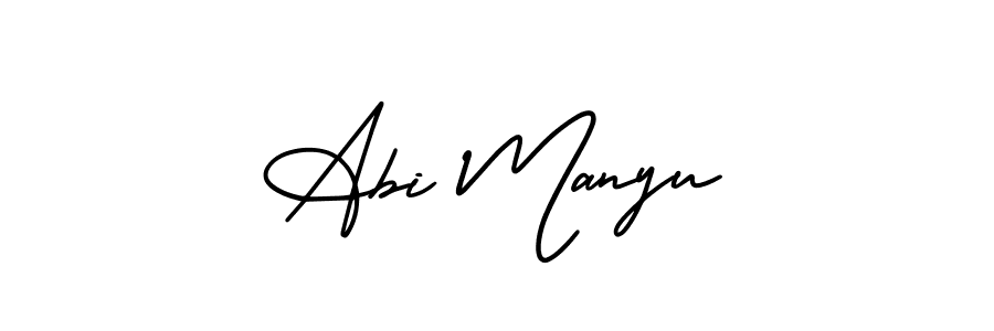 Also we have Abi Manyu name is the best signature style. Create professional handwritten signature collection using AmerikaSignatureDemo-Regular autograph style. Abi Manyu signature style 3 images and pictures png