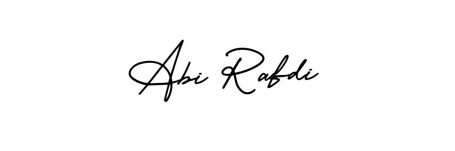 Also You can easily find your signature by using the search form. We will create Abi Rafdi name handwritten signature images for you free of cost using AmerikaSignatureDemo-Regular sign style. Abi Rafdi signature style 3 images and pictures png