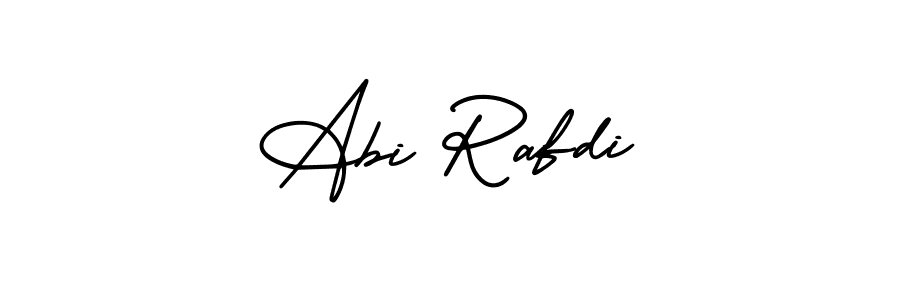 Also You can easily find your signature by using the search form. We will create Abi Rafdi name handwritten signature images for you free of cost using AmerikaSignatureDemo-Regular sign style. Abi Rafdi signature style 3 images and pictures png