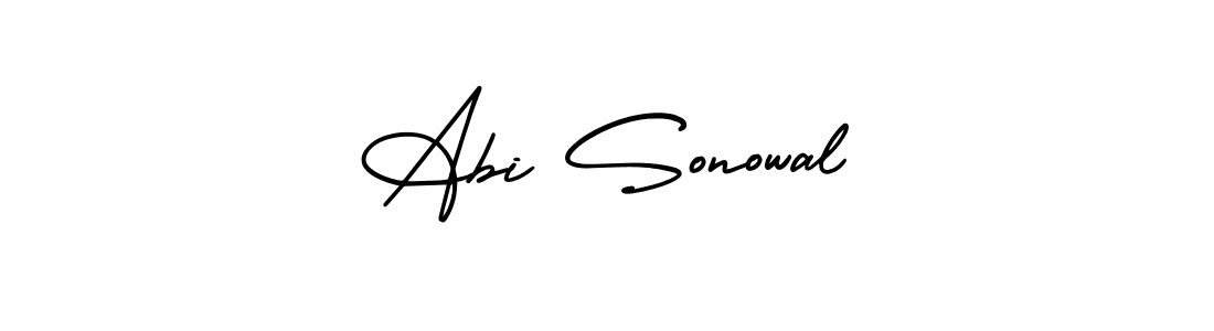 Also we have Abi Sonowal name is the best signature style. Create professional handwritten signature collection using AmerikaSignatureDemo-Regular autograph style. Abi Sonowal signature style 3 images and pictures png